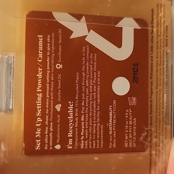 PYT Beauty Set Me Up Setting Powder in Caramel, Full Size - Picture 3 of 3